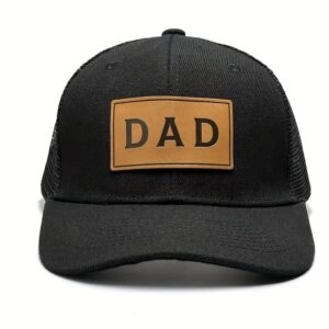 Leather Patch Trucker Cap