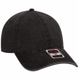 OTTO CAP 6 Panel Low Profile Dad Hat-Pigment Dyed